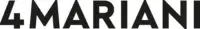 4MARIANI logo, black sans-serif typography, large numeral, blurred white and gray textured background, minimalist modern design.