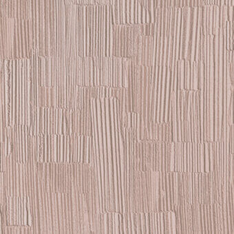 Elegant Wall&Decò Engraving wallpaper delivers a striated, engraved pattern in dusty rose with a refined fabric-effect d.TW finish on organic bio-vinyl
