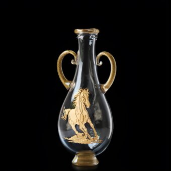 Horse Galopping Drop Amphora