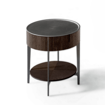 Round Tray Nightstand