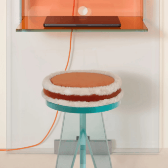 Glas Italia Crystal Stool