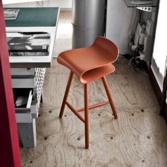 BCN Wooden Legs Stool