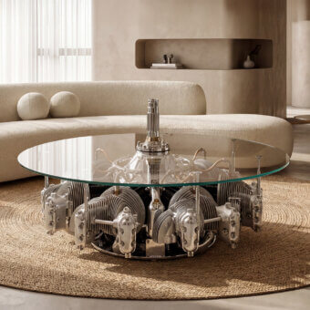 Arteinmotion - Aeronautical Collection AIR-TAV0052 Coffee Table