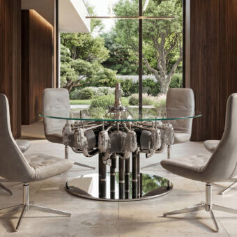 Arteinmotion - Aeronautical Collection AIR-TAV0121 Dining Table