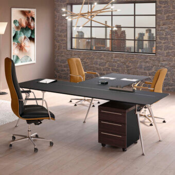 Codutti Genesis Office Desk with Frontal Extension
