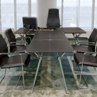 Codutti Genesis Office Desk with Frontal Extension