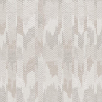 Sophisticated Tecnografica wallcovering in neutral off-white light gray taupe synthetic material with textured matte finish