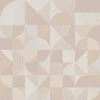 Sophisticated Tecnografica wallcovering in beige synthetic base with matte textured finish