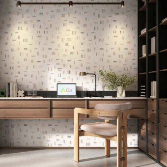 Sophisticated Cassoni Tecnografica Italian Wallcoverings Zigo Zago wallpaper with textured finish and abstract repeating pattern