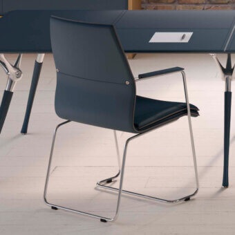 Codutti Genesis Office Armchair with Sled Base
