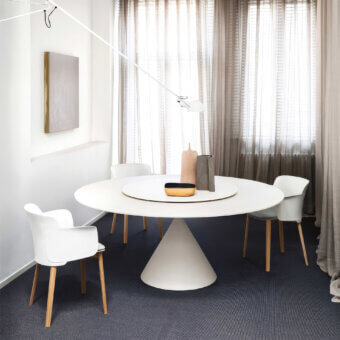 Desalto Clay Table with Lazy Susan