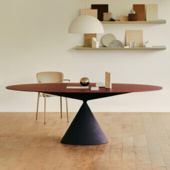Desalto Clay Wooden Top Table