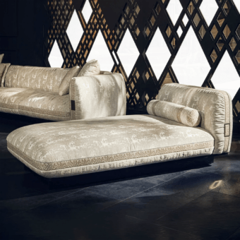 JR Home by John Richmond FREDDIE JR-341 Chaise Lounge
