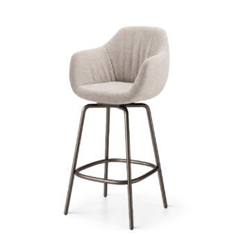 Ozzio Italia Flow Swivel Stool